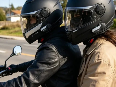 Why is motorcycle rider to passenger communication needed?