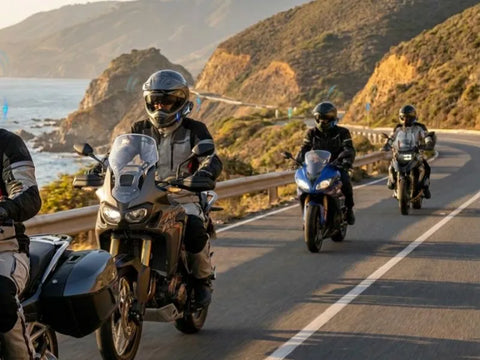 How do motorcycle helmet communications work: 3 types explained
