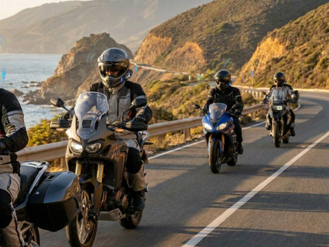 How do motorcycle helmet communications work: 3 types explained