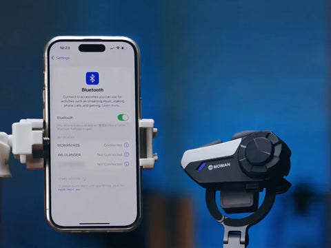 How to pair helmet intercom: Guide to Moman units