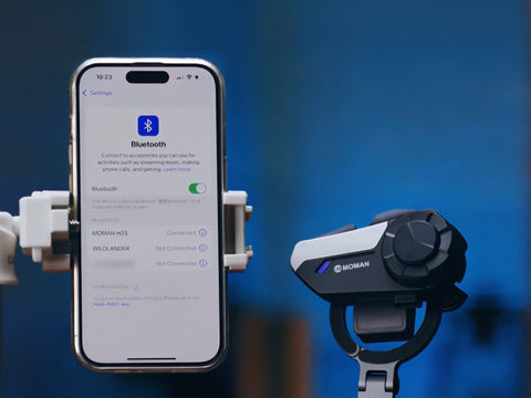 How to pair helmet intercom: Guide to Moman units