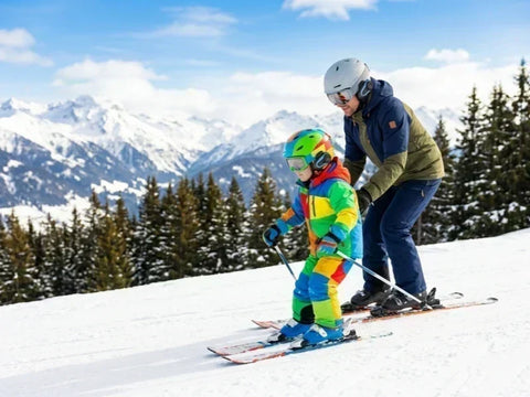 Children Equipped with a family ski communication system is necessary