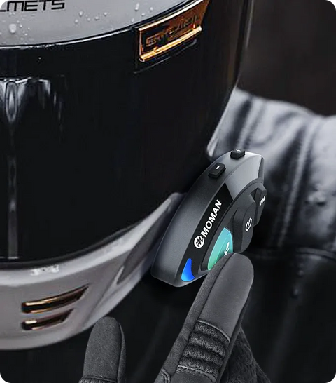 Moman RS-S has glove-friendly buttons and an indicator light.