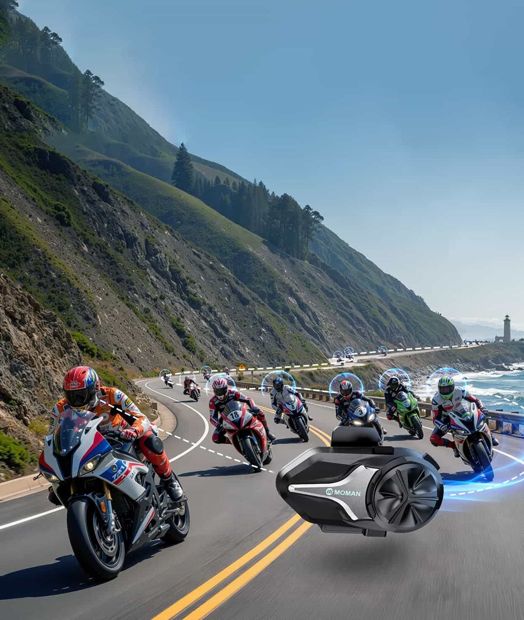 Moman | Helmet Intercom & Headset Brand for Motorcycle, Ski, Cycling