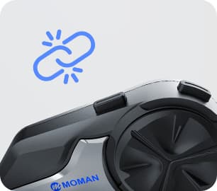 Moman CP-X ensures a stable connection.