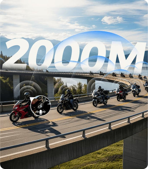 Moman CP-X delivers an intercom mesh connection within a 2km range.