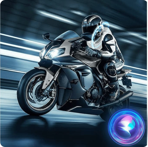 Activate the voice assistant on the smartphone via the button on the Moman CP-X 