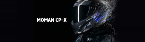 Moman CP-X Mesh Motorcycle Intercom, with Open Mesh and Group Mesh Modes