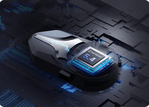 Moman CP-X utilizes a 5.4 version wireless chip.