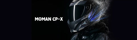 Moman CP-X Mesh Motorcycle Intercom, with Open Mesh and Group Mesh Modes