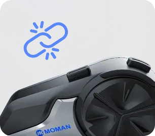 Moman CP-X ensures a stable connection.