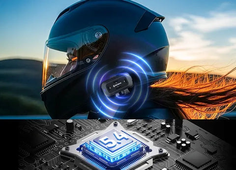 Helmet-mounted Moman RS-C adopts BT5.4 chip.
