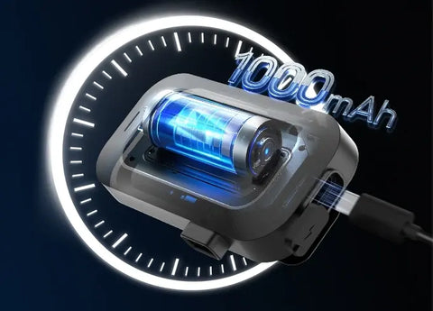 Moman RS-C is built with a 1000mAh battery and carries a Type-C charging port.