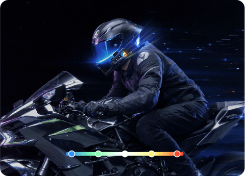 Moman RS-H4P features RGB lighting on the control knob.