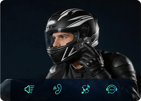 Moman RS-H4P supports music streaming, phone call taking, and more.