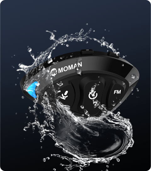 Moman RS-S comes in black and is waterproof.